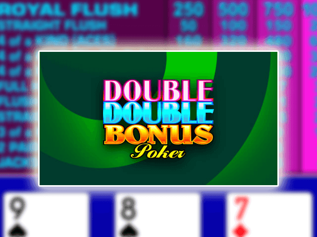 Игровой автомат Double Double Bonus Poker